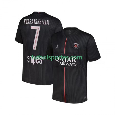 Camiseta Paris Saint Germain Khvicha Kvaratskhelia 7 Cuarta Equipación 2025/2026